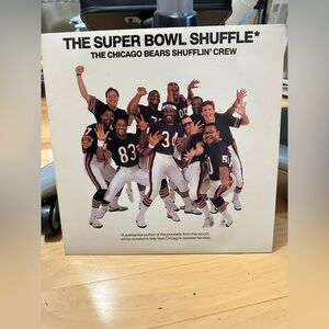 33 1/3 rpm Vinyl Record “The Chicago Bears” perform The Super Bowl Shuffle